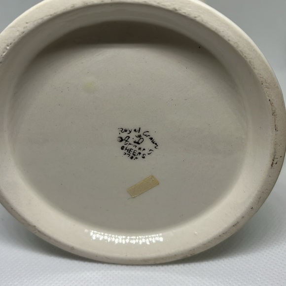 Vintage Mustache royal crown cheers mug - Picture 5 of 8